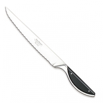 Laguiole Dozorme Haute Cuisine Brotmesser, L 38 cm, Schwarz