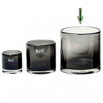 DutZ®-Collection Vase Cylinder, H 14 x Ø 14 cm, Smoke