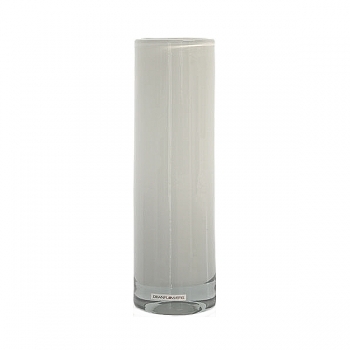 Henry Dean Vase Pipe XL, H 29 x Ø 8 cm, Weiß