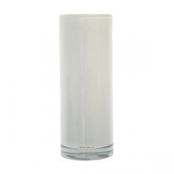Henry Dean Vase Cylinder, H 32 x Ø 12 cm, Weiß