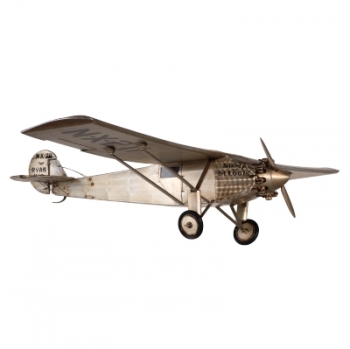 Flugzeugmodell Spirit of St.Louis, detailgetreue Ausführung, Maße: L 15,5 cm x B 32cm x H 3 cm