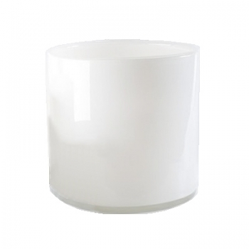 DutZ®-Collection Glasschale Cylinder, hoch, H 18 x Ø 18 cm, Weiß