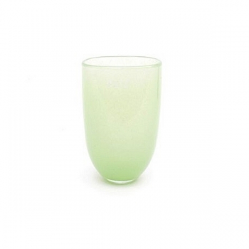 DutZ®-Collection Vase Oval, klein, H 16 x B 11 x T 8 cm, Farbe: Hellgrün