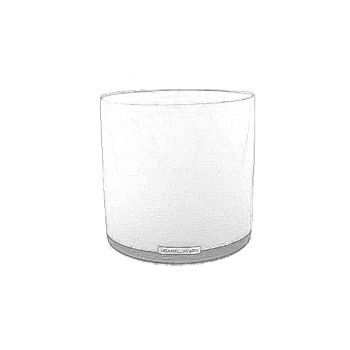 Henry Dean Vase/Windlicht Cylinder, H 15 x Ø 15 cm, Snow