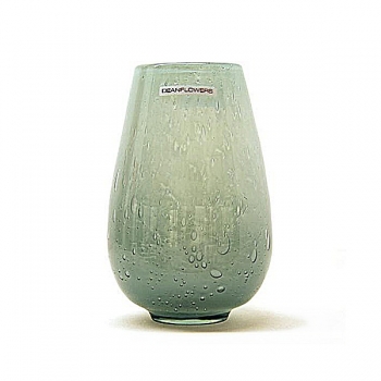 Henry Dean Vase/Windlicht Stromboli, H 17,5  x Ø 7 cm, Glacon