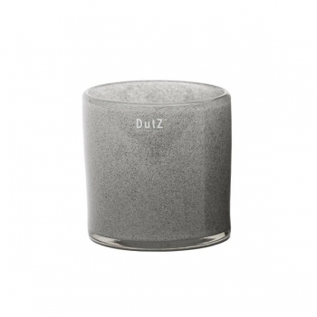 DutZ®-Collection Vase Cylinder, H 14 x Ø 14 cm, Mittelgrau