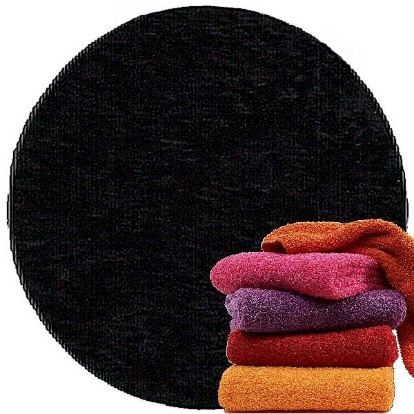 Abyss & Habidecor Super Pile Frottee-Gäste-Handtuch, 30 x 50 cm, 100% ägyptische Giza 70 Baumwolle, 700g/m², 990 Black