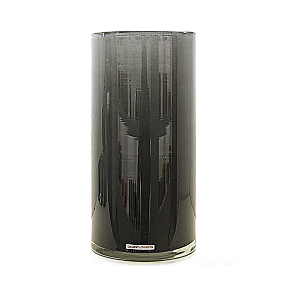 Henry Dean Vase/Windlicht Cylinder, H 30 x Ø 15 cm, Grey