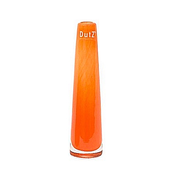 DutZ®-Collection Vase Solifleur, konisch, H 21 x Ø 6 cm, Orange