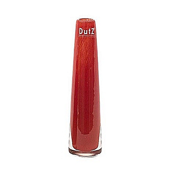 DutZ®-Collection Vase Solifleur, konisch, H 21 x Ø 6 cm, Rot